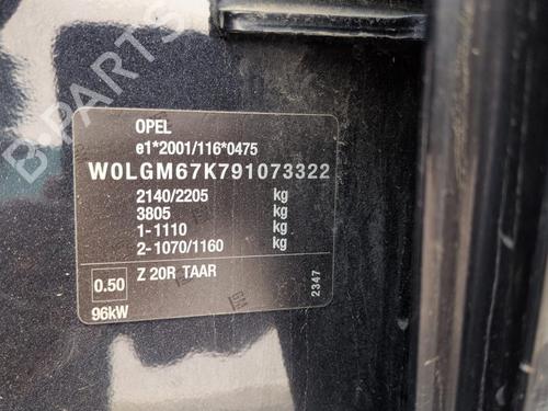 Left front window switch OPEL INSIGNIA A (G09) | BP36518774I27 - Image 6