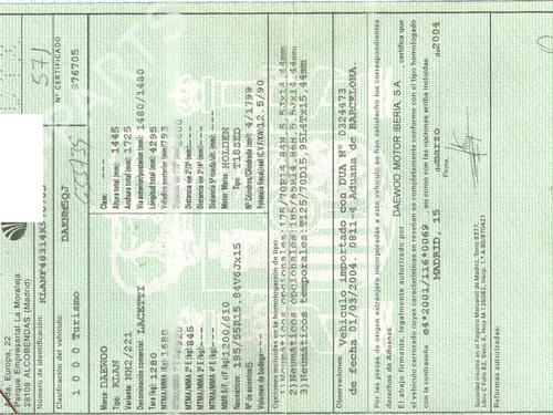 Højre baglygte bagklap DAEWOO LACETTI Hatchback (KLAN)  | BP16439524C80 