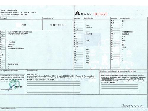 Right taillight HYUNDAI MATRIX (FC)  | BP32339932C35 