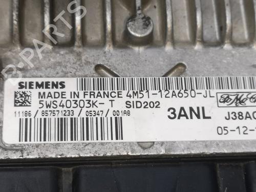 Engine control unit (ECU) AUDI A3 (8P1) 1.6 | BP15239756M57 
