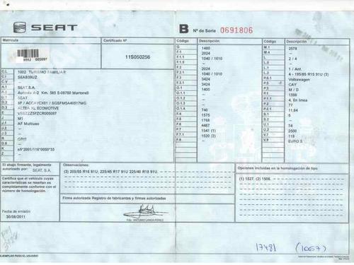 SEAT ALTEA XL (5P5, 5P8)  1.6 TDI  104079