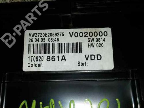 Instrument cluster VW TOURAN (1T1, 1T2) 2.0 TDI 16V | BP214449C47 