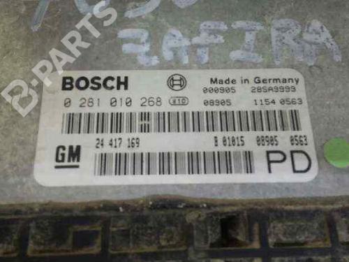Engine control unit (ECU) OPEL ZAFIRA A MPV (T98) 2.0 DTI 16V (F75) | BP395121M57 