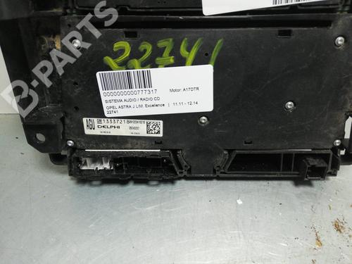 Radio OPEL ASTRA J (P10) 1.7 CDTI (68) | BP10538568E6 
