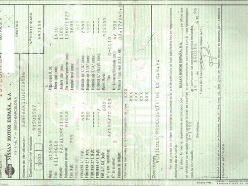 Left taillight NISSAN MICRA II (K11)  | BP27459861C34 