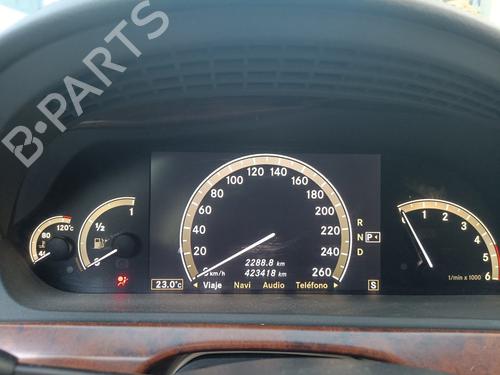 Used Instrument cluster MERCEDES-BENZ S-CLASS (W221, V221) S 320 CDI (221.022, 221.122) (235 hp) 19392546