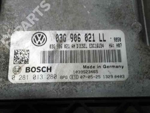Engine control unit (ECU) SEAT LEON (1P1)  | BP818738M57 