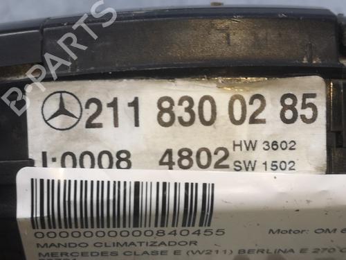 Climate control MERCEDES-BENZ E-CLASS (W211) E 270 CDI (211.016) | BP16302487I5 