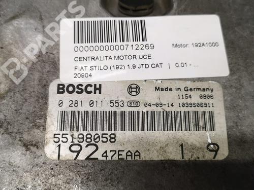 Engine control unit (ECU) FIAT STILO (192_)  | BP7676723M57 