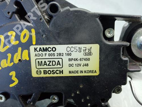 Rear wiper motor MAZDA 3 Saloon (BK) 1.6 DI Turbo (BK12Y) | BP8277291M102 