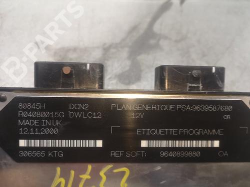 Engine control unit (ECU) PEUGEOT 206 Hatchback (2A/C)  | BP11967109M57 