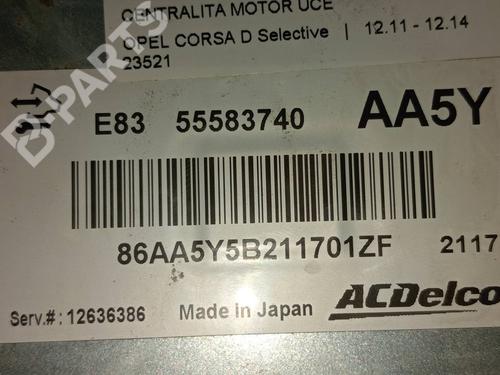 Engine control unit (ECU) OPEL CORSA D (S07)  | BP11229616M57 
