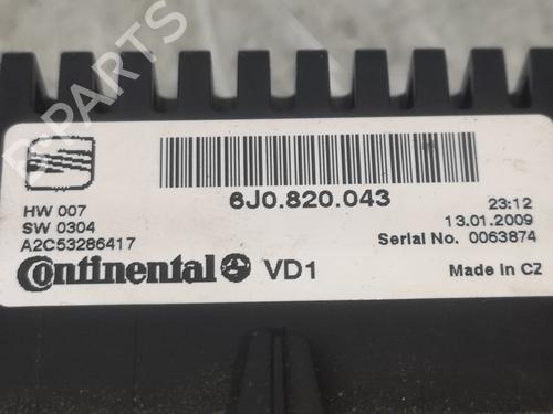 Climate control SEAT IBIZA IV (6J5, 6P1)  | BP8955680I5 