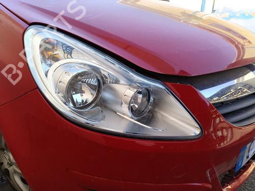 Used Right headlight OPEL CORSA D (S07) [2006-2015]  29348317