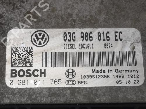 Engine control unit (ECU) SEAT LEON (1P1)  | BP15267687M57 