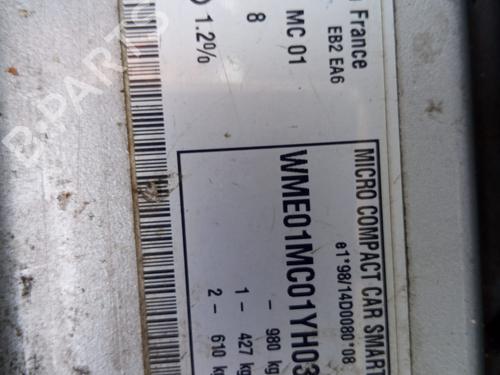 Instrument cluster SMART CITY-COUPE (450)  | BP18843860C47 