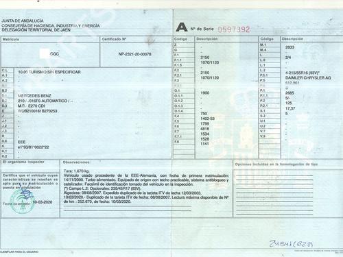 Engine control unit (ECU) MERCEDES-BENZ E-CLASS (W210) E 270 CDI (210.016) | BP18951488M57 