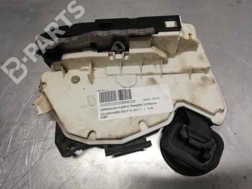 Used Rear right lock VW GOLF VI (5K1) [2008-2014]  6427720