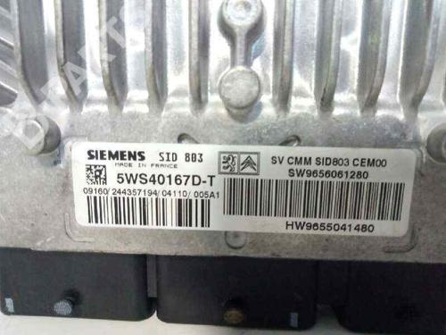 Engine control unit (ECU) PEUGEOT 407 (6D_) 2.0 (6DRFNB, 6DRFNE) | BP1394307M57 