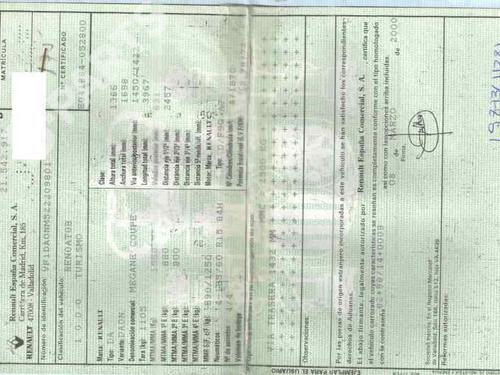 RENAULT MEGANE I Coach (DA0/1_) [1996-2003]  645875