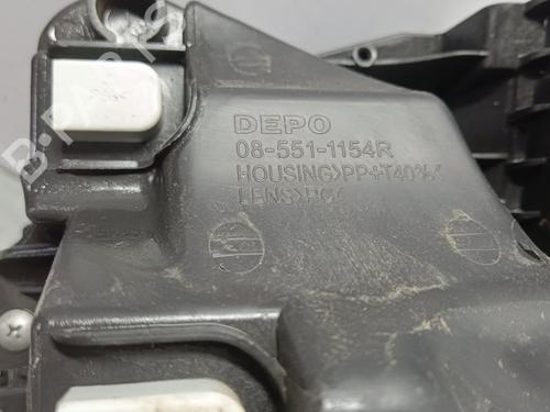 Right headlight RENAULT MEGANE II Saloon (LM0/1_) 1.9 dCi (LM0G, LM1G, LM2C) | BP29710712C29 