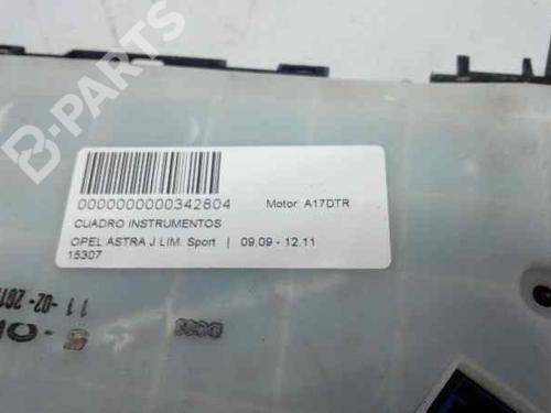 Instrument cluster OPEL ASTRA J (P10) 1.7 CDTI (68) | BP627197C47 