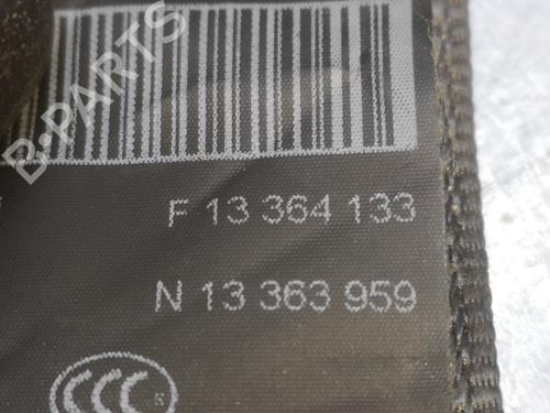 Rear right seatbelt OPEL MERIVA B MPV (S10)  | BP15820594I28 