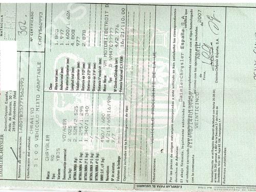 Kontaktrulle Airbag CHRYSLER VOYAGER IV (RG, RS) 2.8 CRD | BP30400237C102