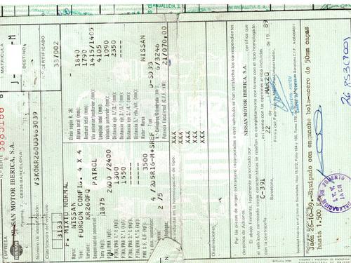 Venstre baglygte NISSAN PATROL III/2 Hardtop (K260)  | BP30753446C34 