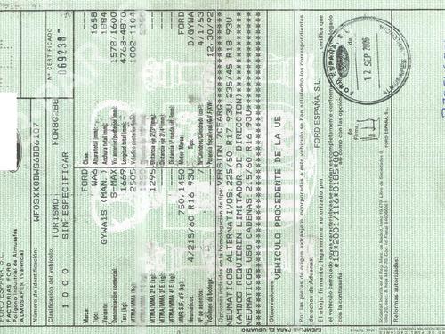 Rudehejsemekanisme ventre foran FORD S-MAX (WA6)  | BP9187519C22 