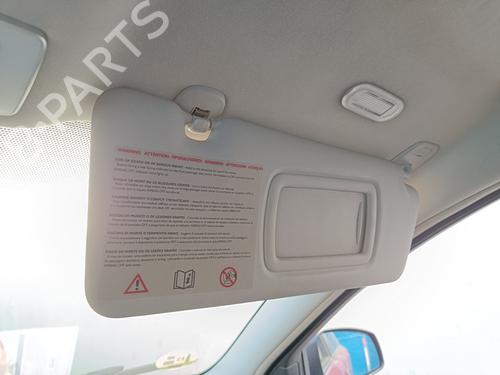 Used Left sun visor RENAULT LAGUNA III (BT0/1) 1.5 dCi (BT00, BT0A, BT0T, BT1J) (110 hp) 15239901