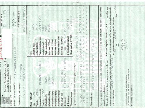 Engine control unit (ECU) RENAULT SCÉNIC II (JM0/1_)  | BP25460768M57 