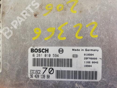 Engine control unit (ECU) PEUGEOT 206 Hatchback (2A/C) 2.0 HDI 90 | BP11034390M57 