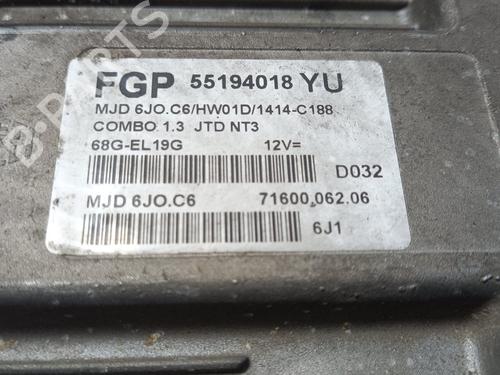 Engine control unit (ECU) OPEL COMBO Box Body/MPV  | BP29982506M57