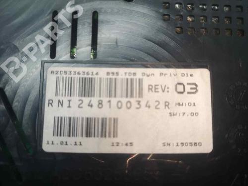 Instrument cluster RENAULT MEGANE III Hatchback (BZ0/1_, B3_) 1.9 dCi (BZ0N, BZ0J) | BP10373397C47 