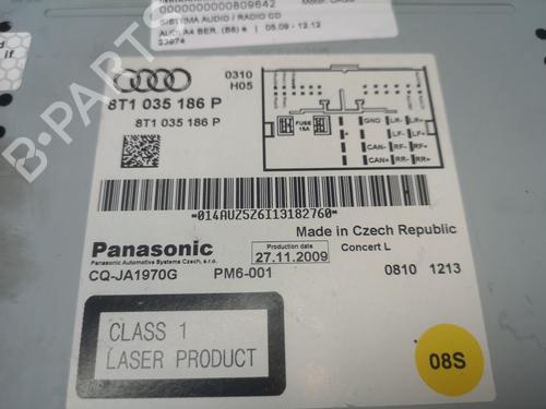 Radio AUDI A4 B8 (8K2) 2.0 TDI | BP13110913E6 