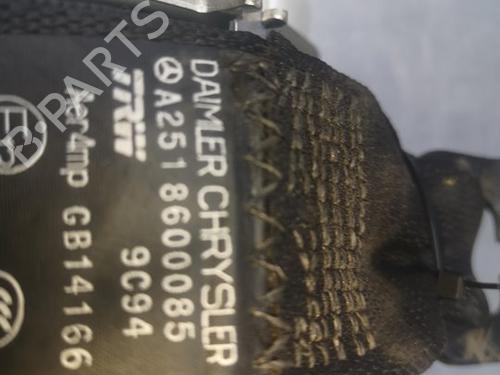 Rear left seatbelt MERCEDES-BENZ R-CLASS (W251, V251) R 350 CDI 4-matic (251.022, 251.122) | BP16752939I29 