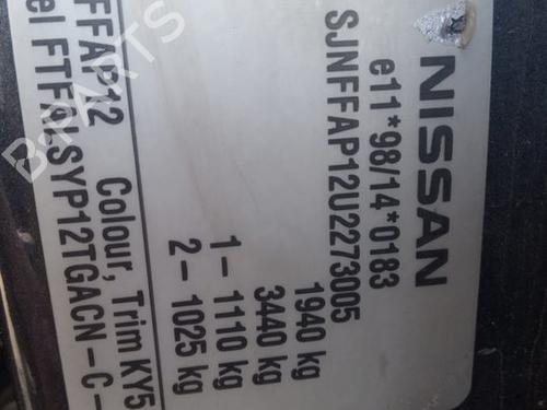 Engine control unit (ECU) NISSAN PRIMERA Hatchback (P12)  | BP27276820M57 