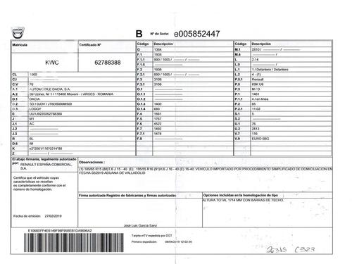 Venstre baglygte DACIA LODGY (JS_)  | BP29532560C34 