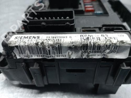 Fuse box CITROËN C5 I (DC_) 2.0 HDi (DCRHZB, DCRHZE) | BP28167248E1 