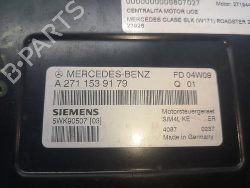 Engine control unit (ECU) MERCEDES-BENZ SLK (R171) 200 Kompressor (171.442) | BP12955386M57 