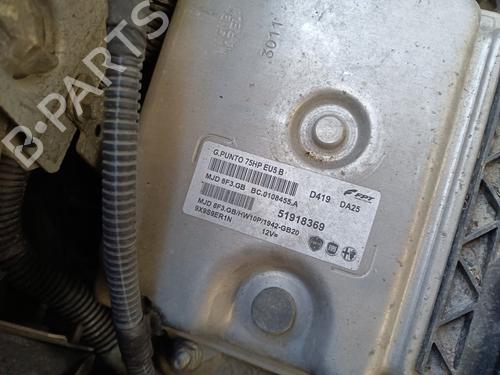Centralina do motor Centralina do motor FIAT PUNTO EVO (199_) 1.3 D Multijet (199AXC1A, 199BXC1A, 199AXT1A, 199BXT1A) (75 hp) 34702476 34702476
