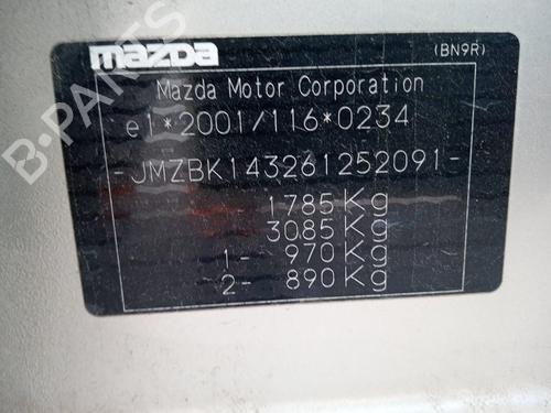 Mass air flow sensor MAZDA 3 Saloon (BK) 1.6 DI Turbo (BK12Y) | BP18431404M95 