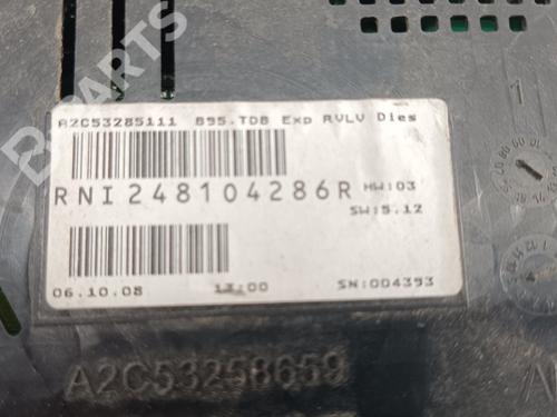Instrument cluster RENAULT MEGANE III Hatchback (BZ0/1_, B3_) 1.5 dCi | BP5018304C47 