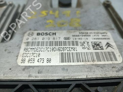 Engine control unit (ECU) PEUGEOT 208 I (CA_, CC_) 1.6 HDi | BP19430500M57 
