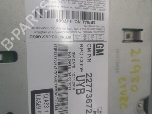 Radio CHEVROLET CRUZE (J300) 2.0 CDI | BP8006148E6 
