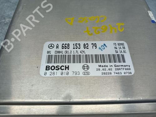 Engine control unit (ECU) MERCEDES-BENZ A-CLASS (W168) A 170 CDI (168.009, 168.109) | BP20294522M57 