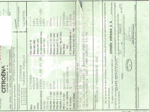 Left taillight CITROËN XSARA Break (N2) | BP30352065C34