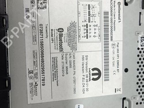 Radio FIAT DOBLO Cargo (263_)  | BP29395943E6 