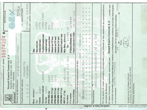 Engine RENAULT LAGUNA II (BG0/1_) 2.0 dCi (BG1T) | BP32250720M1 